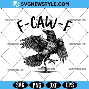 Funny Raven Bird Svg