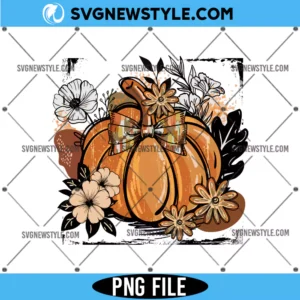 Boho Pumpkin Coquette Png sublimation
