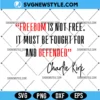 Freedom Defended Charlie Kirk Svg, PNG, DXF, EPS Files for Cricut & Silhouette 3 Freedom Defended Charlie Kirk Svg