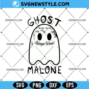 Post Malone Ghost SVG Png