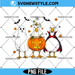 Halloween Goose Sublimation PNG