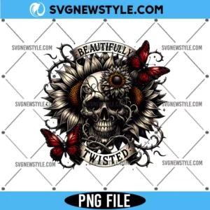 Gothic Skeleton Butterfly Png