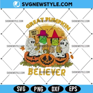 Great Pumpkin Believer Halloween Png