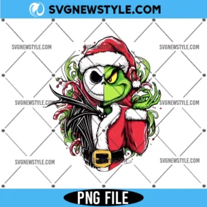 Grinch Christmas PNG for Cricut