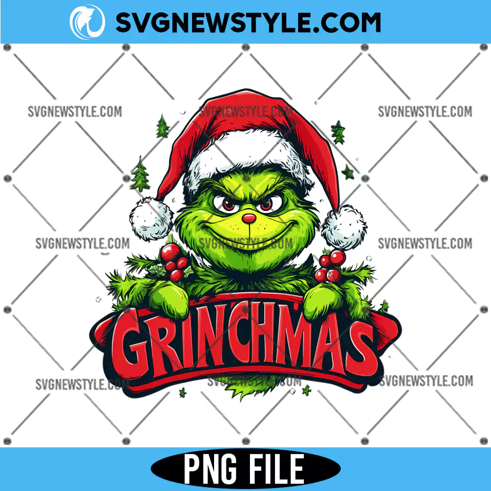 Grinchmas PNG, Christmas Grinchmas PNG, Instant Holiday Digital Download 1 Grinchmas PNG