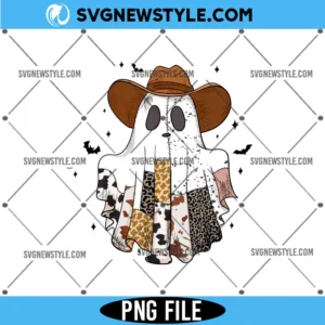 Halloween Cowboy Ghost Png sublimation