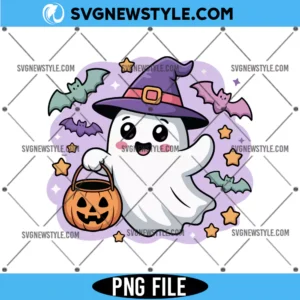 Halloween Ghost T-Shirt PNG