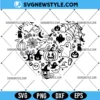 Halloween Heart Svg