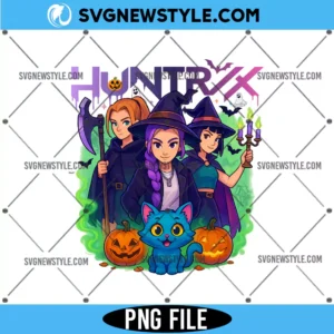 Halloween Kpop Demon Hunters Huntrix PNG