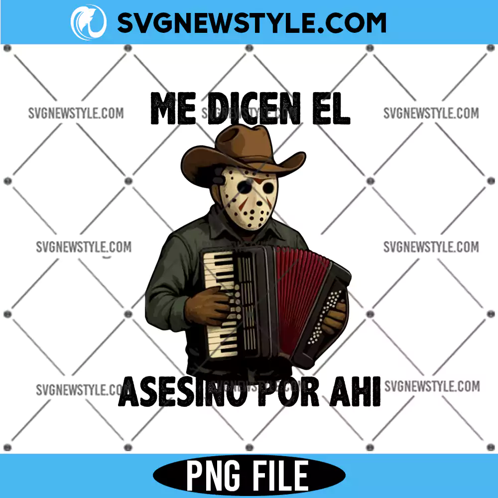Jason Voorhees Cowboy PNG, Cowboy horror PNG, Digital Download 1 Jason Voorhees Cowboy PNG