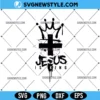 Jesus is King Modern Christian Svg