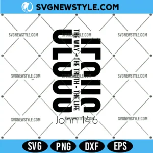 John 14-6 Christian SVG