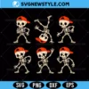 Kids Dancing Skeleton Halloween SVG, PNG DXF EPS | Digital Download 2 Kids Dancing Skeleton Halloween SVG