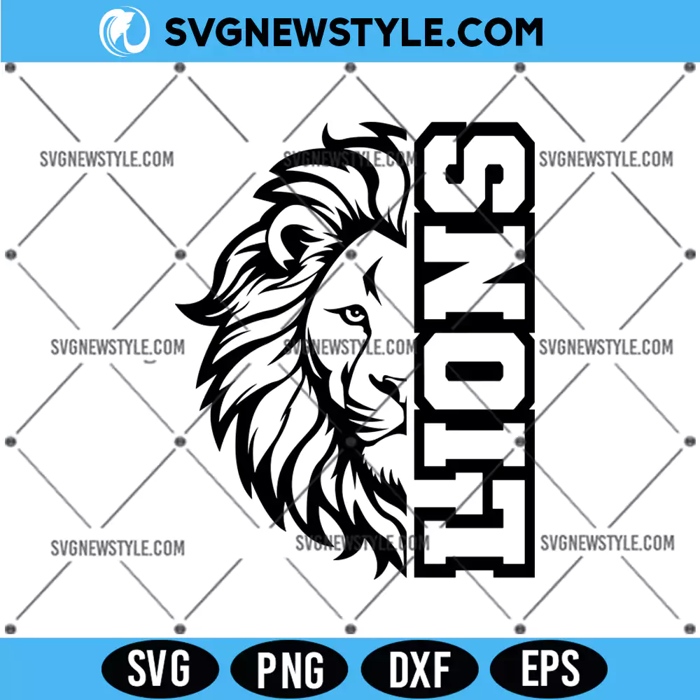 NFL Lions SVG, Lions SVG Cricut, PNG DXF EPS Digital Download 1 NFL Lions SVG