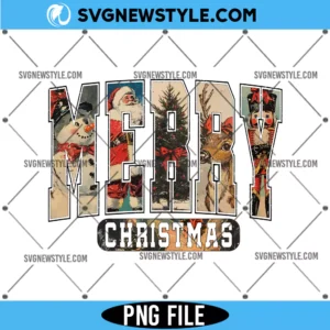 Merry Christmas Png Sublimation