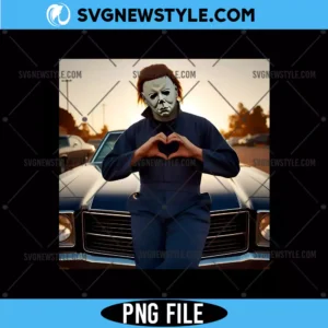 Michael Myers Halloween Heart PNG