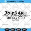 Mickey and Friends Halloween Svg, Fall Svg, PNG DXF EPS Digital Download 2 Mickey and Friends Halloween Svg