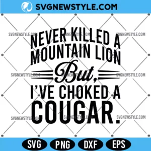 Cougar Joke SVG