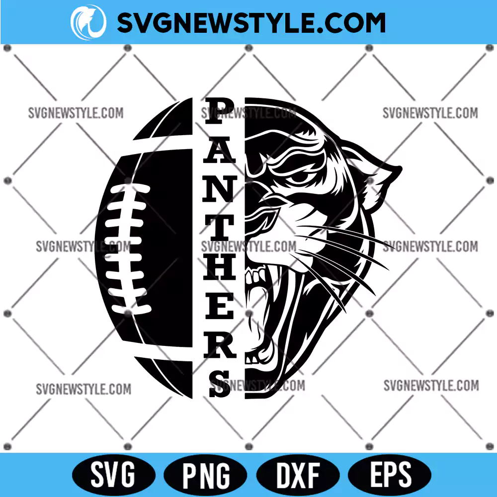 Panthers Shirt Svg, Panthers Clipart, PNG, DXF, EPS Digital Download 1 Panthers Shirt Svg