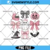 Pink Bow Coquette Halloween Png