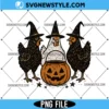 Pumpkin Chicken Fall Retro Halloween PNG
