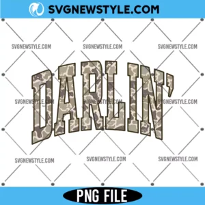 Retro Camo Western PNG