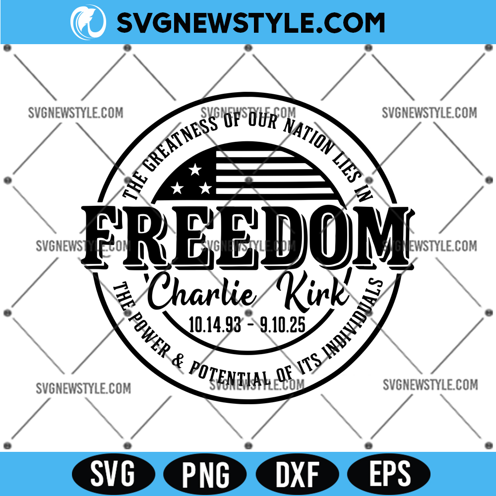 Rip Charlie Kirk SVG PNG, Freedom Svg, PNG DXF EPS | Instant Digital Download 1 Rip Charlie Kirk SVG PNG