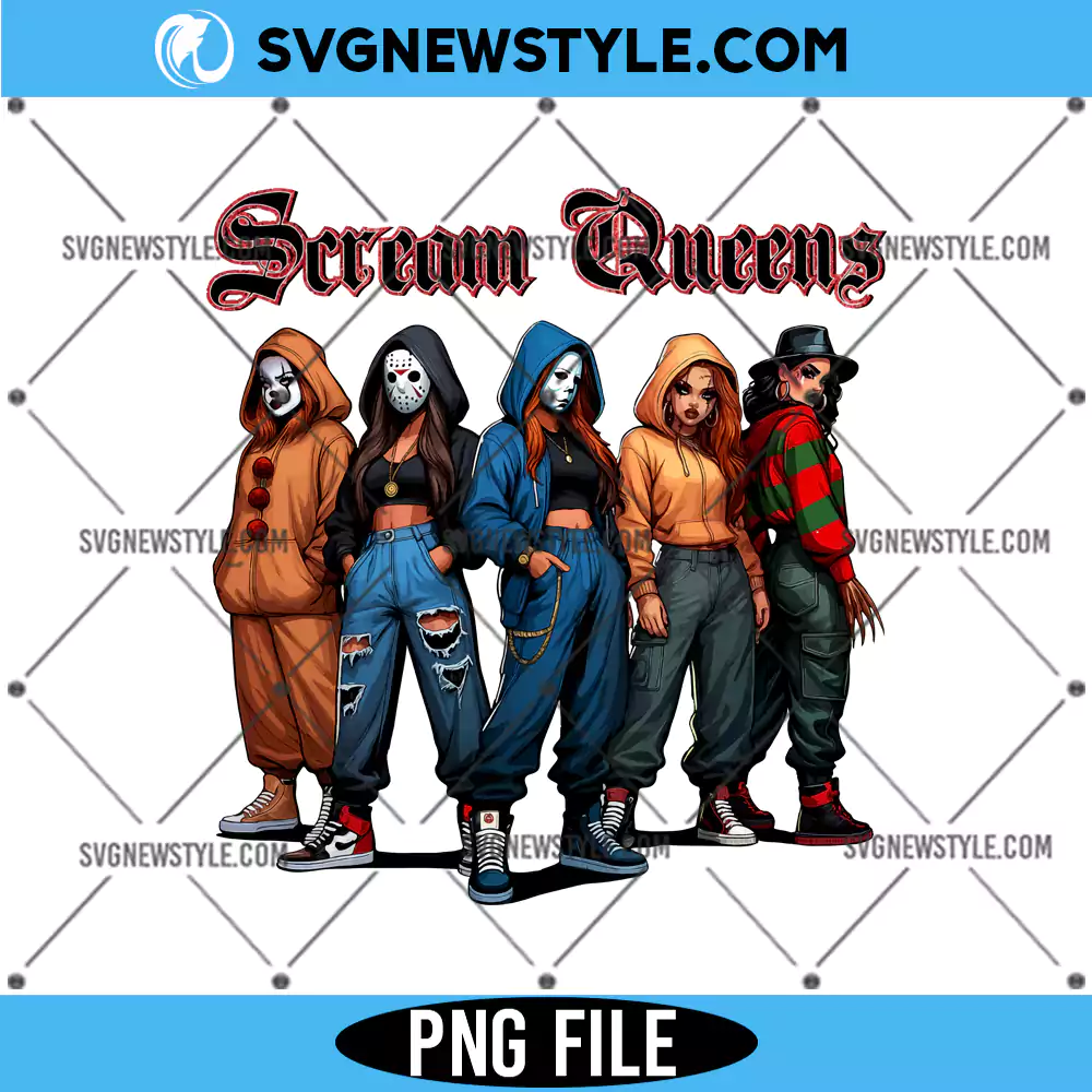 Scream Queens Horror Png, Girls Movie Killer Png, Digital Download 1 Scream Queens Horror Png