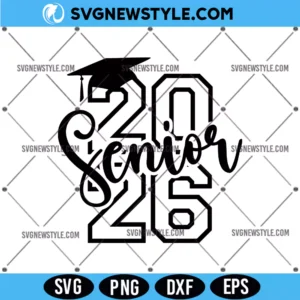 Senior Graduation 2026 SVG