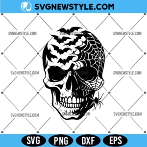 Skull Halloween SVG Cut File