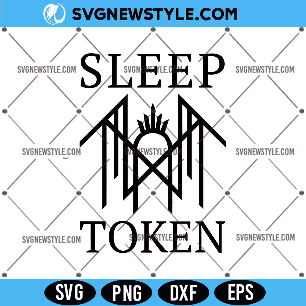 Sleep Token Band SVG, Sleep Token PNG, DXF EPS for Silhouette & Cricut 1 Sleep Token Band SVG