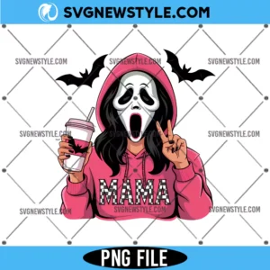 Spooky Mama Ghost PNG Design
