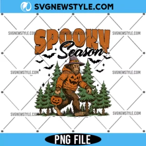 Spooky Season Sasquatch Png