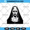 The Nun Halloween Svg, Horror Halloween Svg, PNG, DXF, EPS Instant Download 2 The Nun Halloween Svg