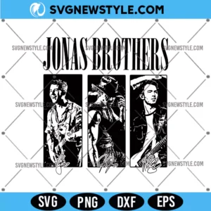 Vintage Jonas Brothers Svg