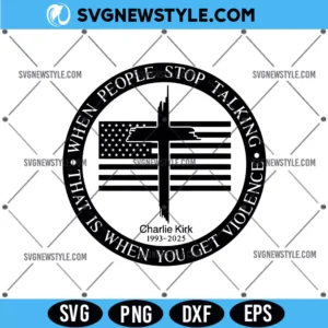 Charlie Kirk 1993-2025 Svg