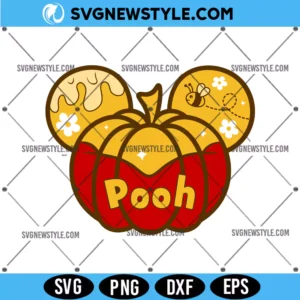 Winnie The Pooh Pumpkin SVG