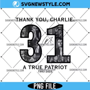 Thank You Charlie Kirk Png