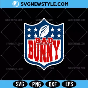 Bad Bunny Football SVG