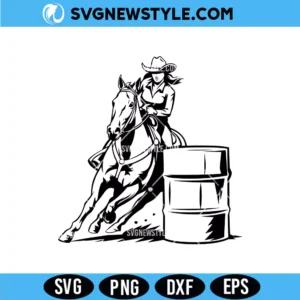 Barrel Racing SVG