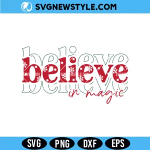 Believe In Magic Svg for Cricut