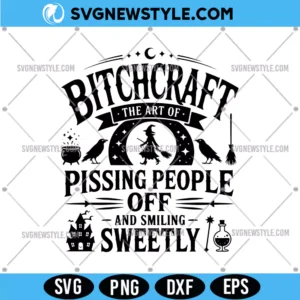 Halloween Bitchcraft Svg