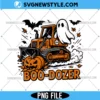 Boo Dozer Halloween PNG
