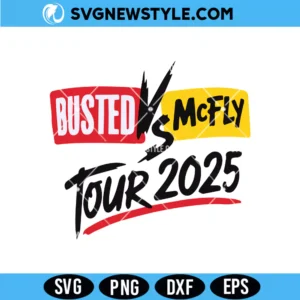 Busted vs McFly Svg