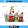 Grinch Christmas Drinks PNG, Grinch Christmas Cup PNG, Digital Download 2 Grinch Christmas Drinks PNG