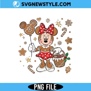 Christmas Gingerbread PNG, Mouse & Friends Png, Digital Download