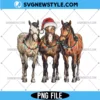 Christmas Horses PNG