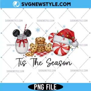 Christmas Mickey PNG, Mickey Mouse Christmas PNG, Digital Download