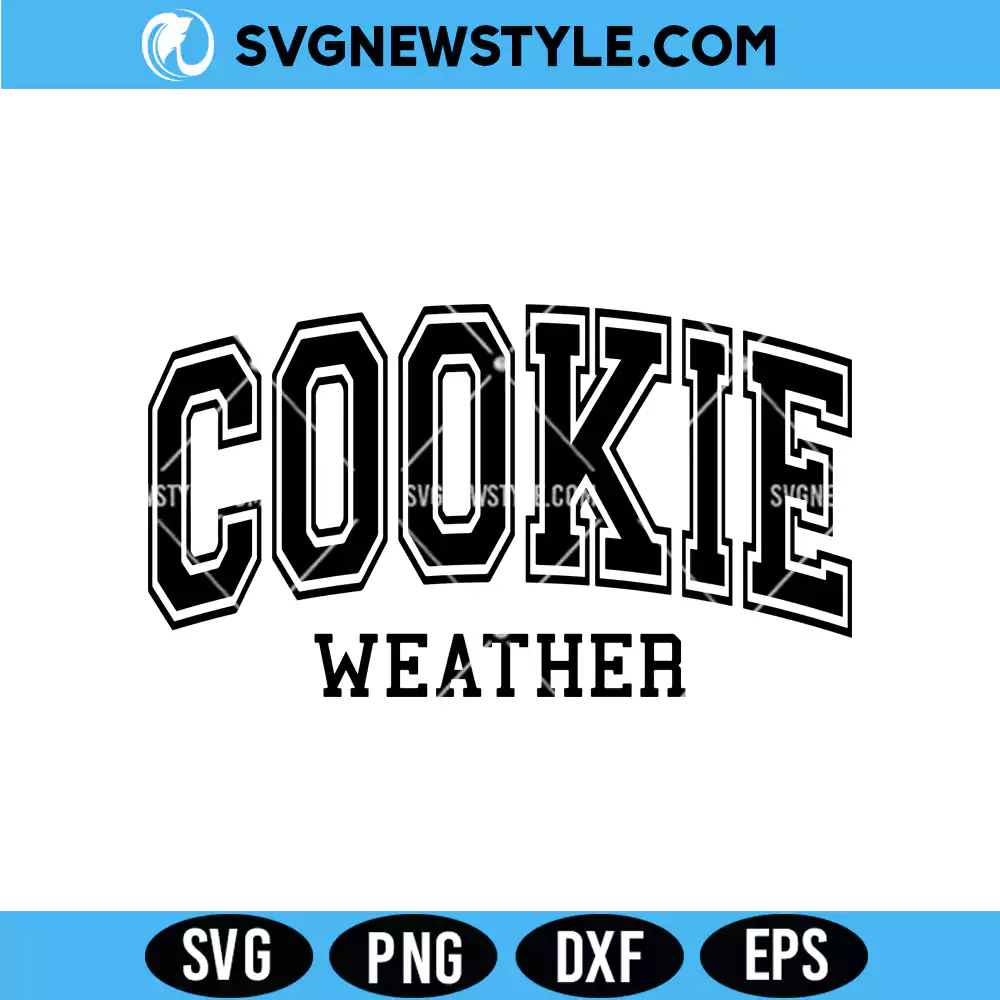Cookie Weather Svg, Christmas Life Svg, PNG, DXF, EPS Digital Download 1 Cookie Weather Svg