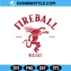Fireball Cinnamon Whiskey Svg